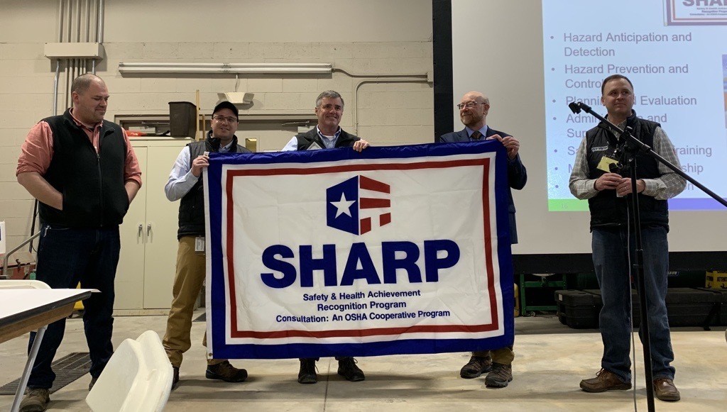 SHARP award recognition 